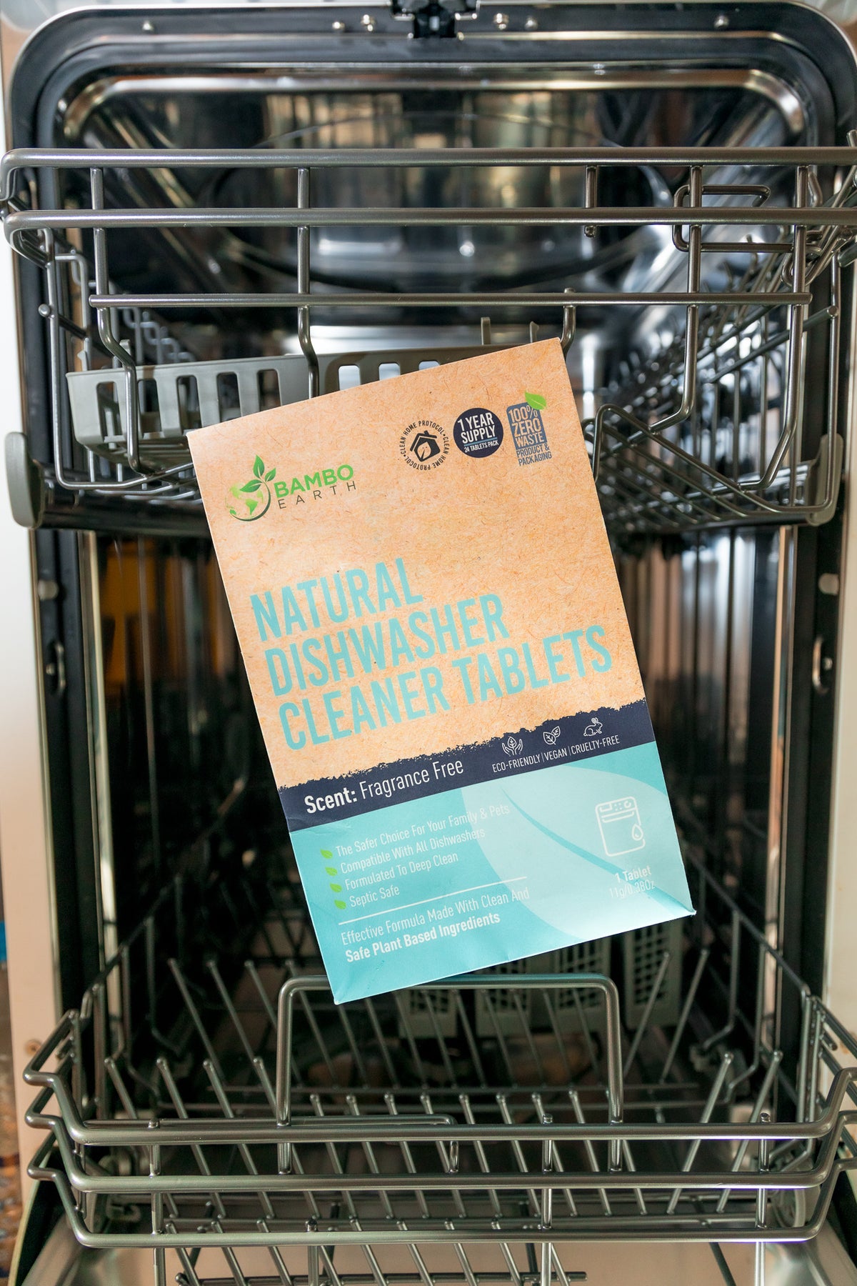Clean Dishes Duo - Dishwasher Cleaner Tablets + Dishwashing Tablets 60 Pack