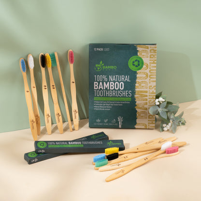 Bamboo Toothbrush Family Pack