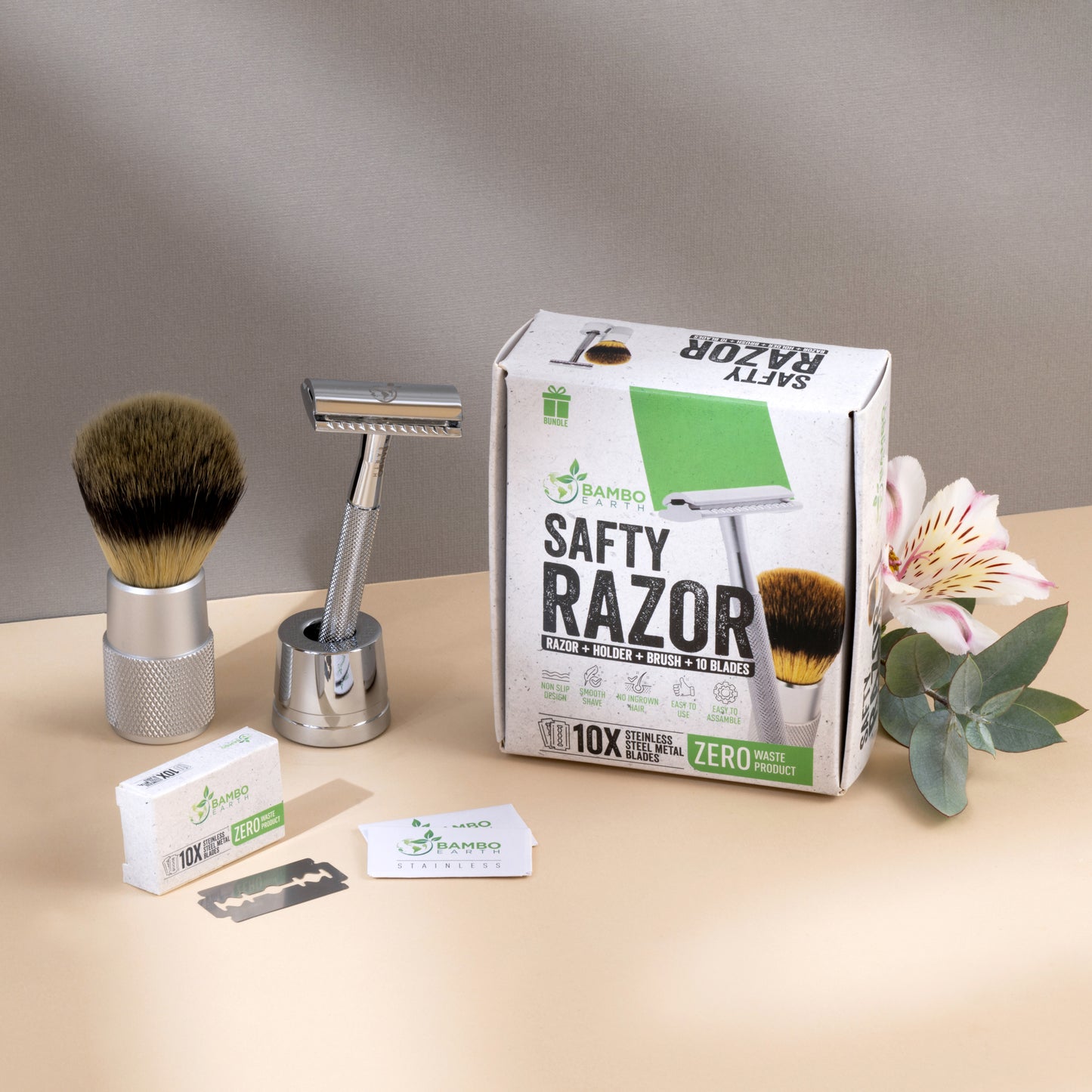 Safety Razor (Silver Bundle)