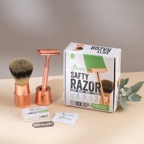 Safety Razor (Gold Bundle)