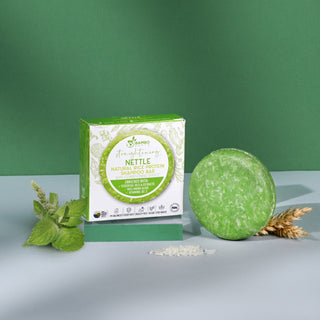 Natural Rice Protein Shampoo Bar With Conditioning Effect (Nettle)