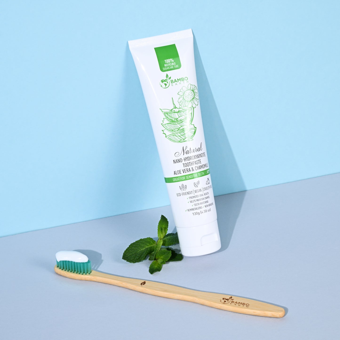 Natural Nano-Hydroxyapatite Toothpaste Aloe Vera & Chamomile