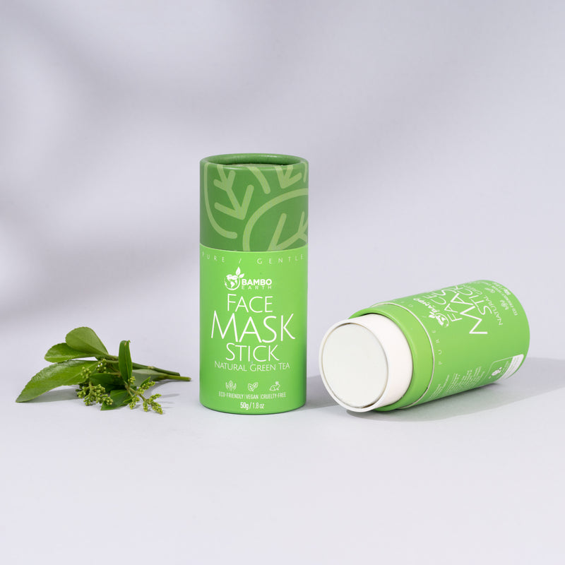 Натурална маска за лице с глинен стик - зелен чай