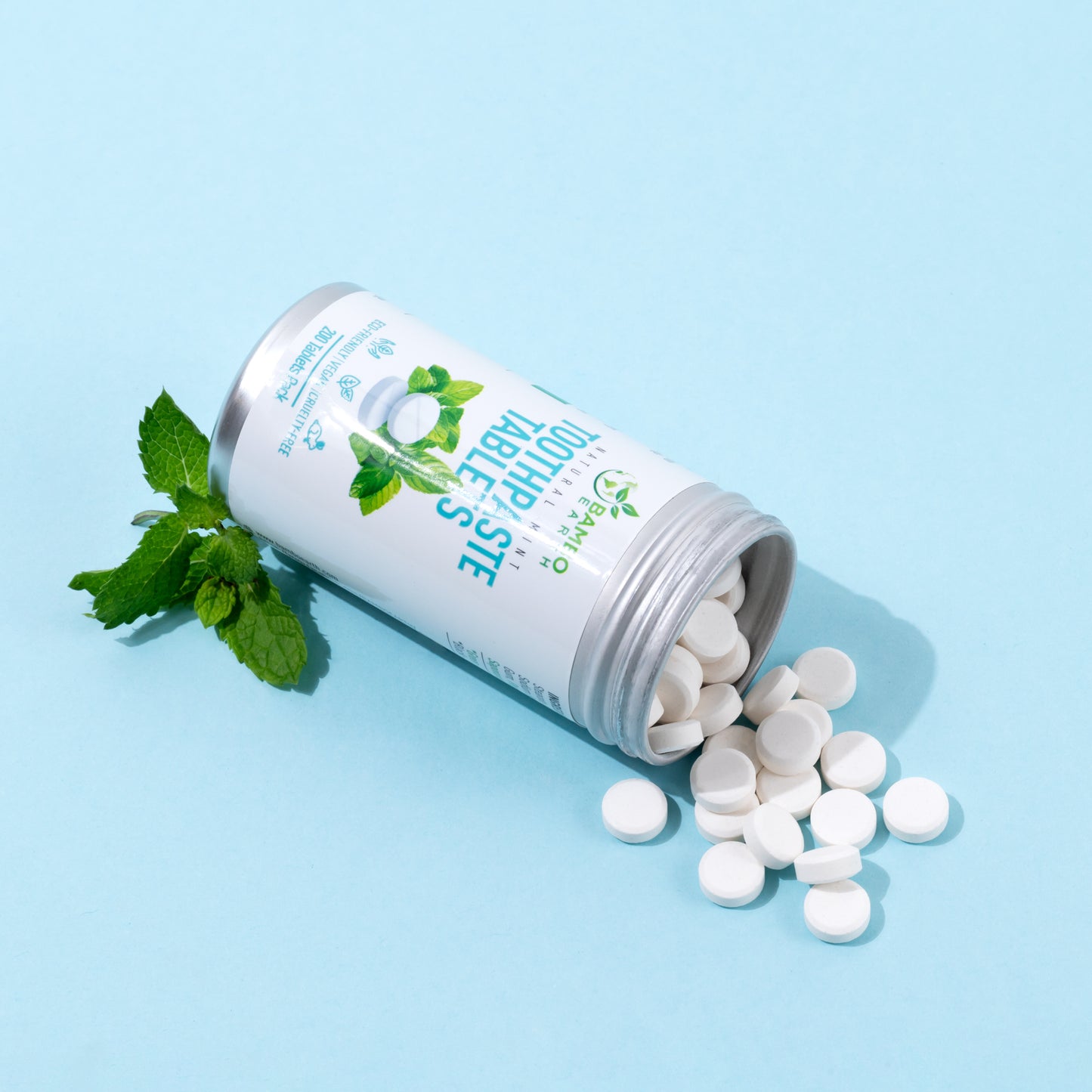 Natural Toothpaste Tablets (Mint)